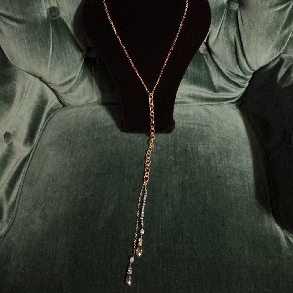 HEIDI DAUS LARIAT W/BLUE TOPAZ